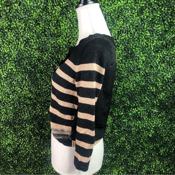 Nwt Anthropologie stripped button up sweater - Picture 5 of 10
